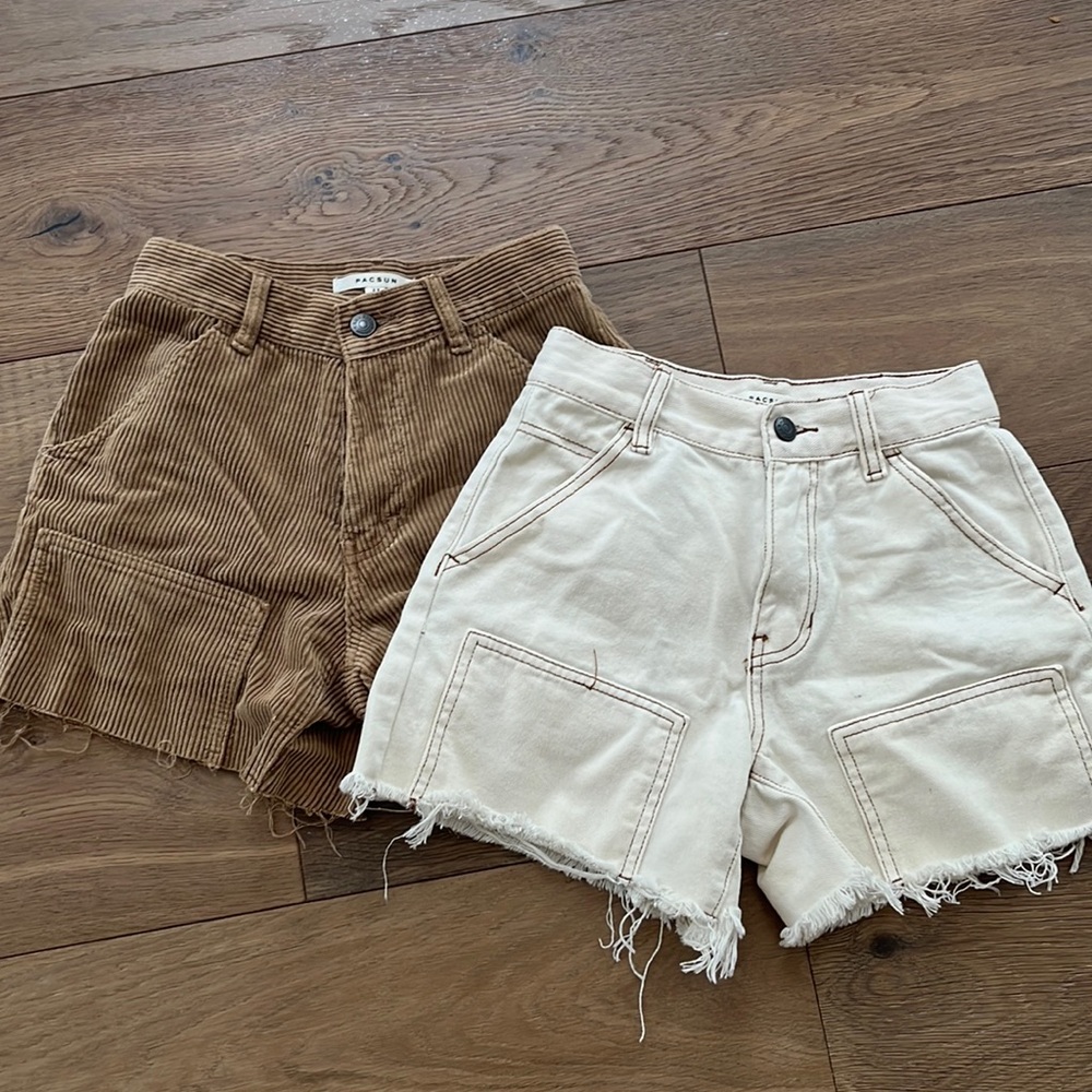 pacsun cargo jorts set - size 23
